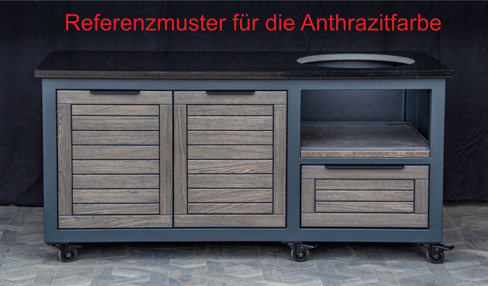 Kamado-Grilltisch "Antracyte theme 190" - Image 4